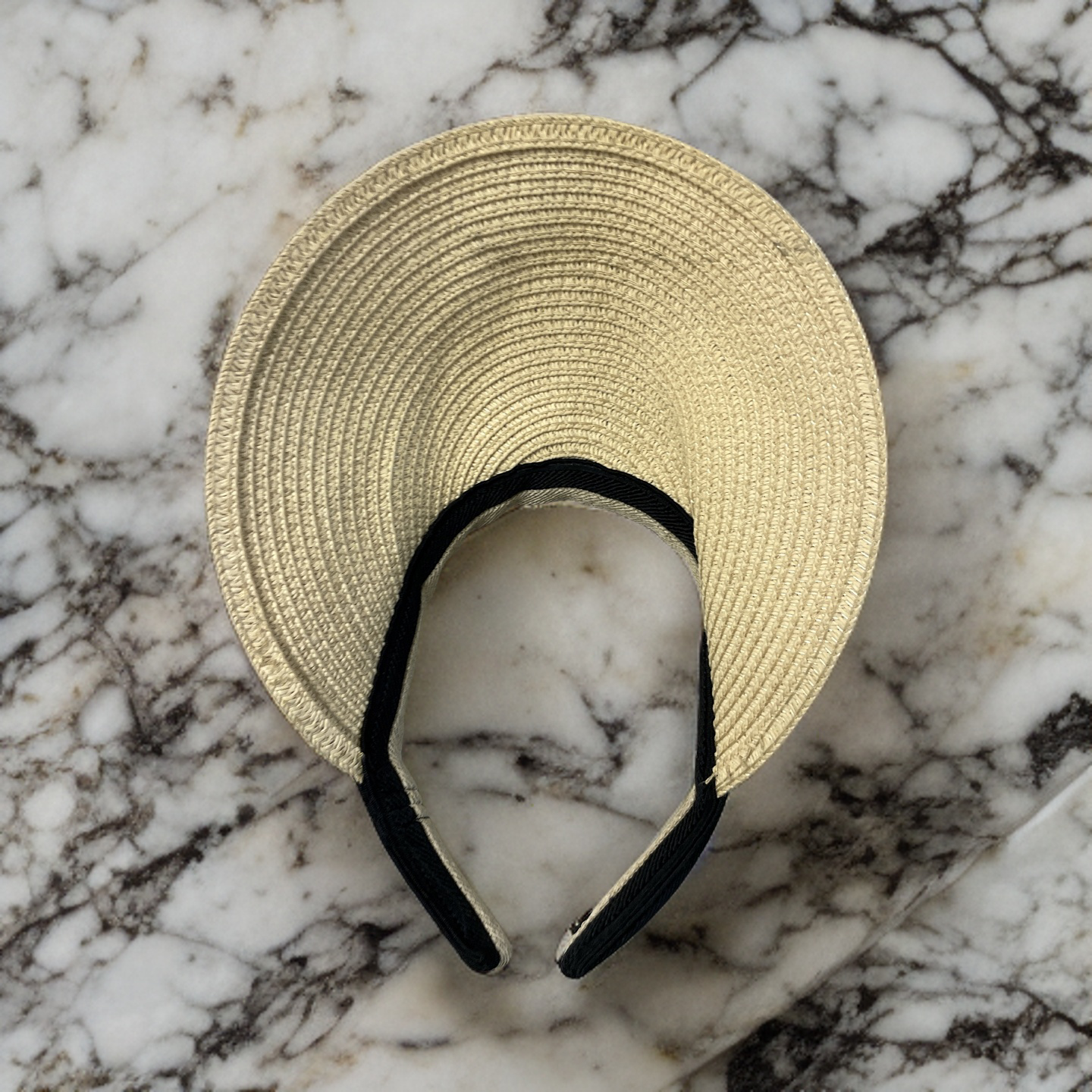 Rubynee Vintage y2k womens sun cream straw hat