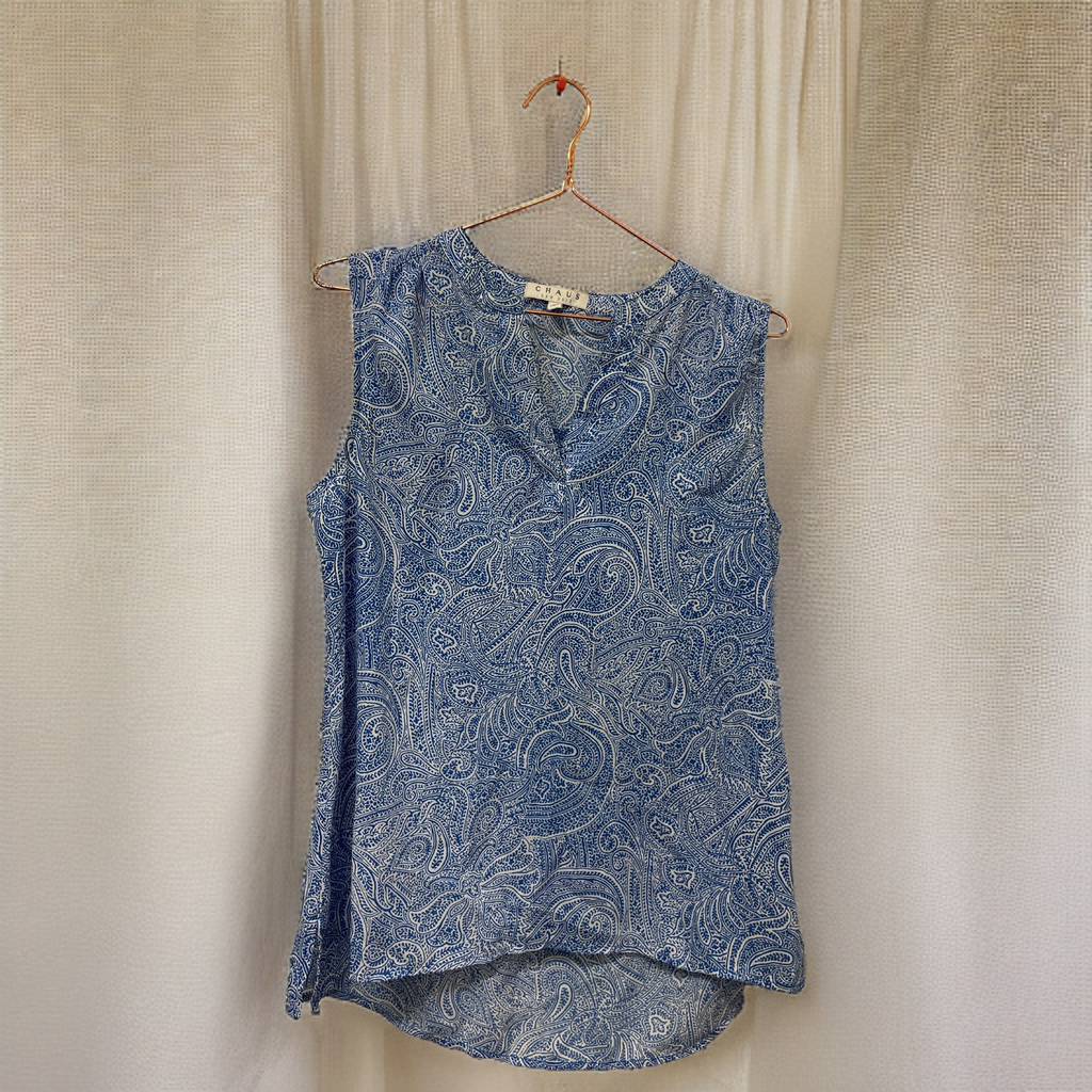 Rubynee  Vintage y2k Blue Chaus New York Small Top