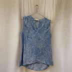 Rubynee  Vintage y2k Blue Chaus New York Small Top