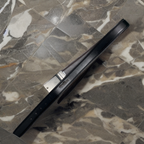 Rubynee Vintage y2k black leather mens belt