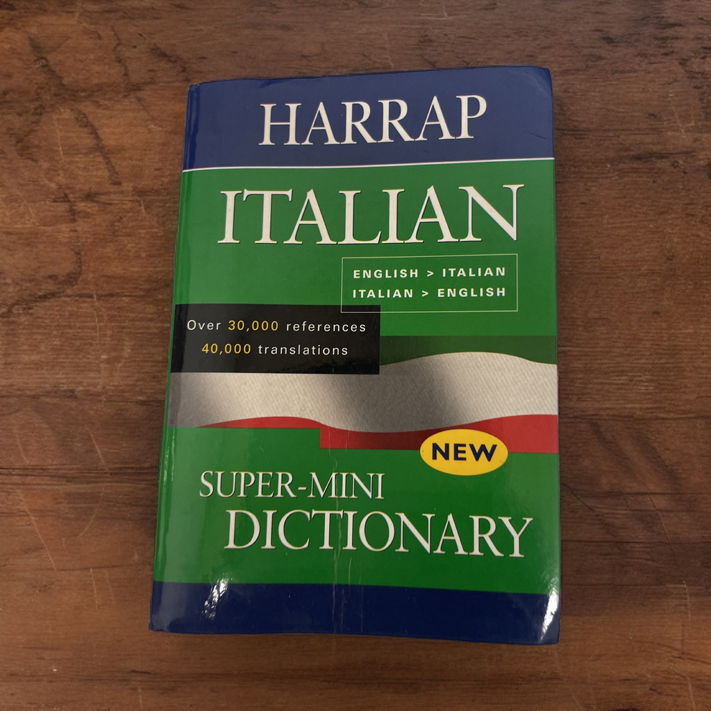 Rubynee Harrap Paperback Italian Dictionary