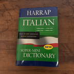 Rubynee Harrap Paperback Italian Dictionary