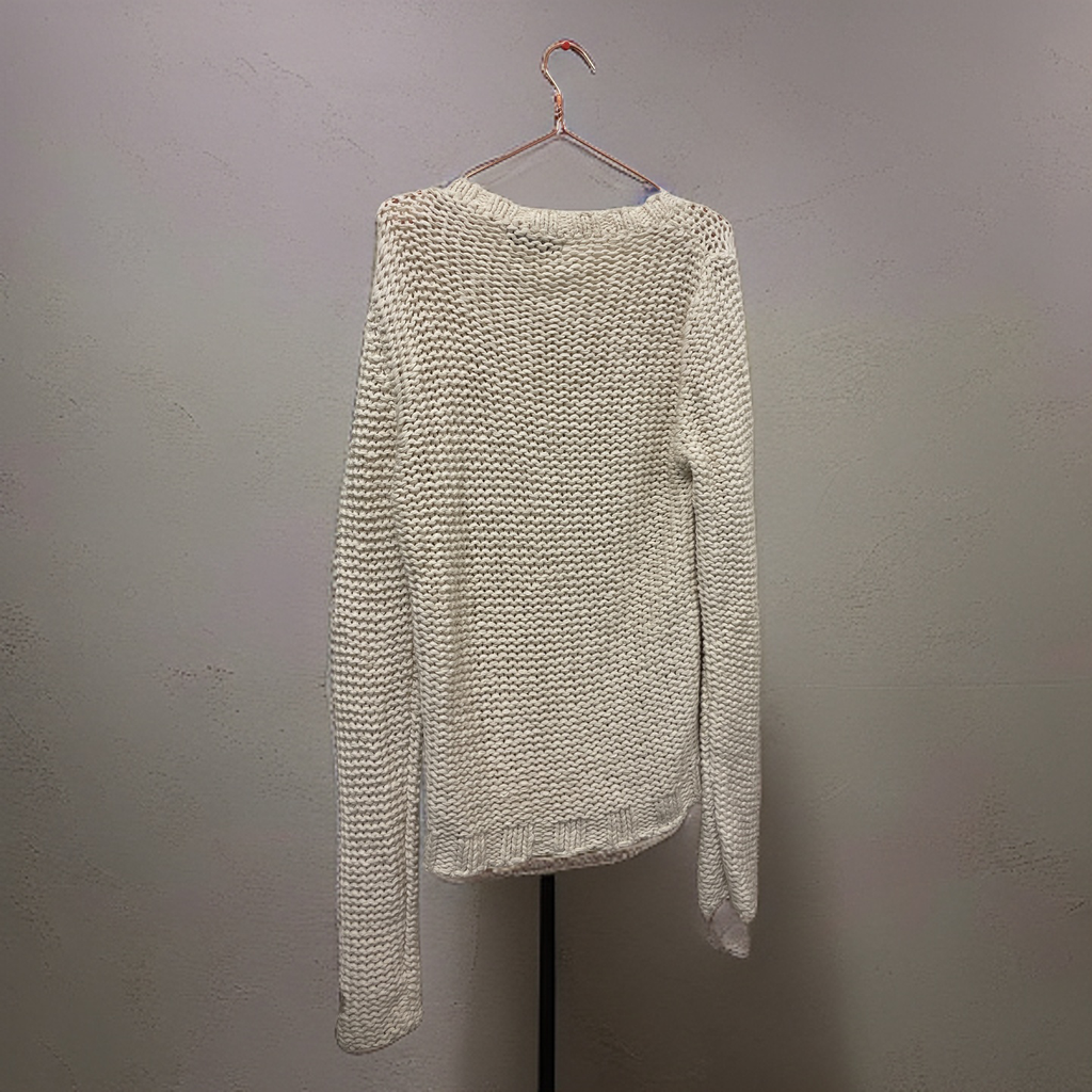 Rubynee Vintage y2k cream knitted zara sweater