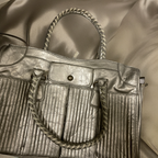  Rubynee Vintage y2k bronze leather women hand bag