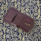 Rubynee Vintage y2k portable Juicy couture foldable brown leather wallet bag