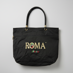  Rubynee Vintage y2k Embroidered Roma Italia Zipper Shoulder Bag