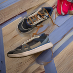 Vintage low trainer zara multicolor polyester sneakers size 41