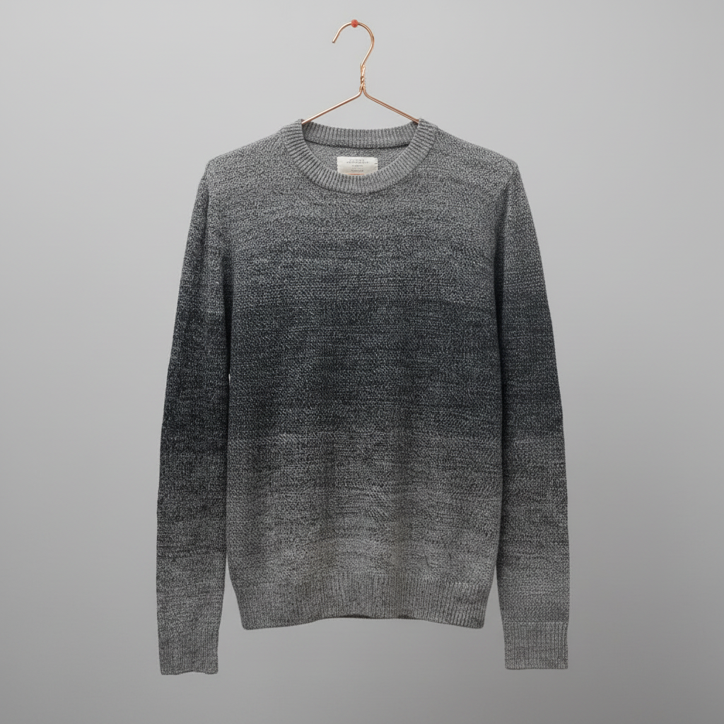 Jack & Jones Jortwin Knit Crew Neck grey sweatshirt