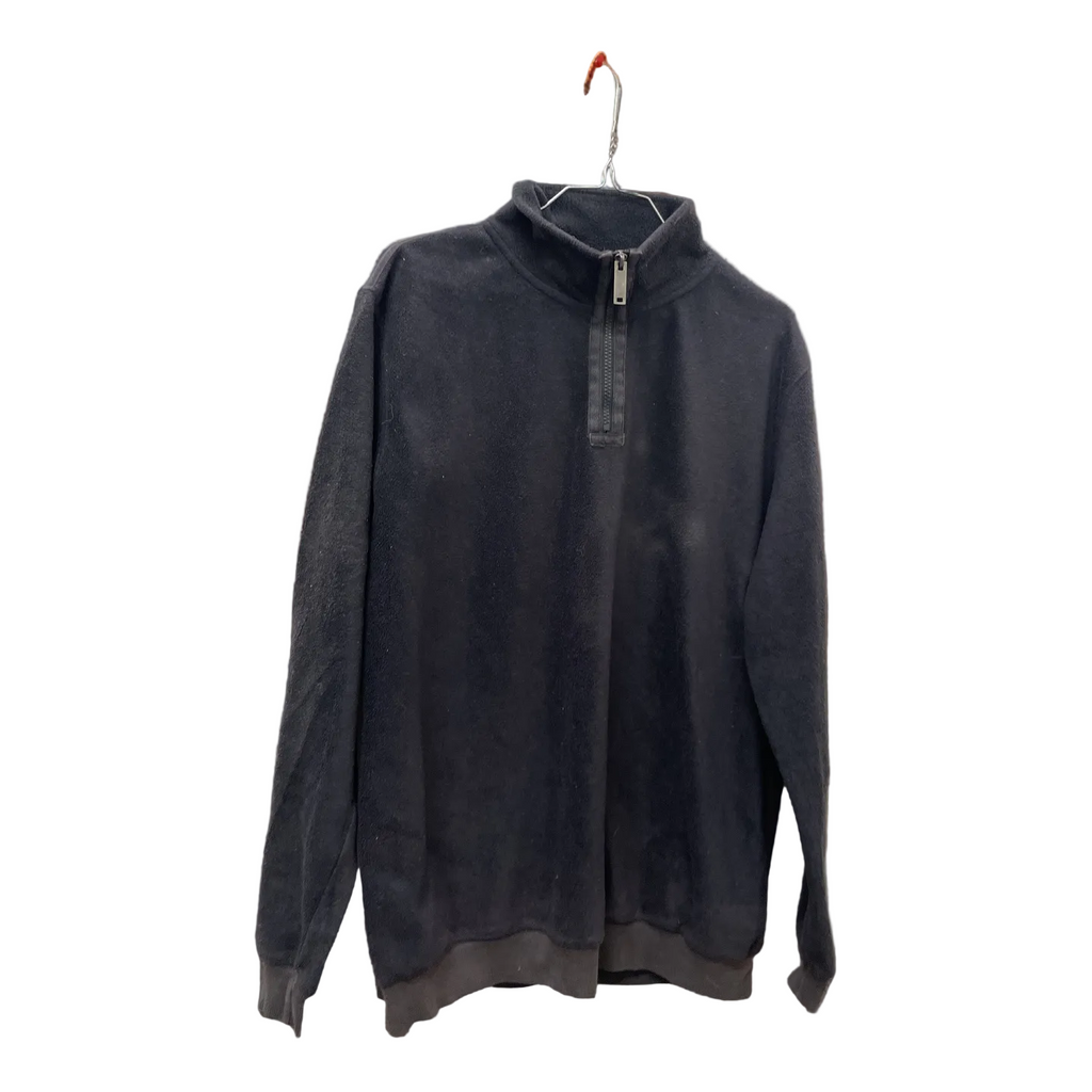 Rubynee Vintage y2k Vanvaan black 1/4 fleece zip sweatshirt size M