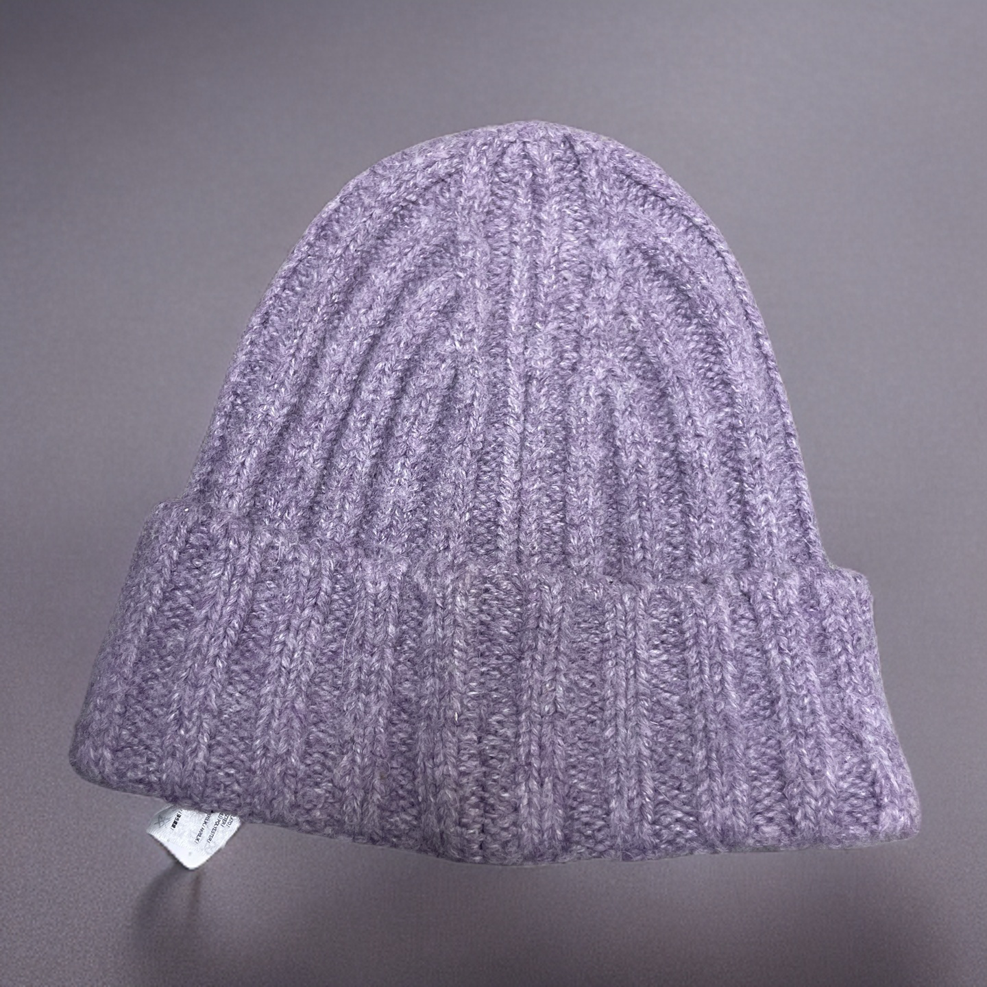 Rubynee Vintage y2k purple Ribbed Knit Beanie cap