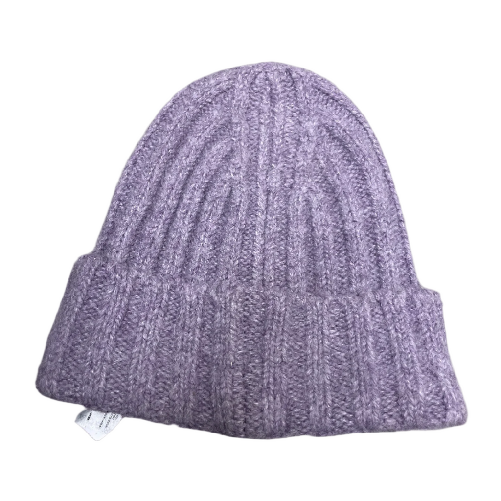 Rubynee Vintage y2k purple Ribbed Knit Beanie cap