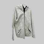 Rubynee Vintage y2k marble white pattern zara man hoodie size L