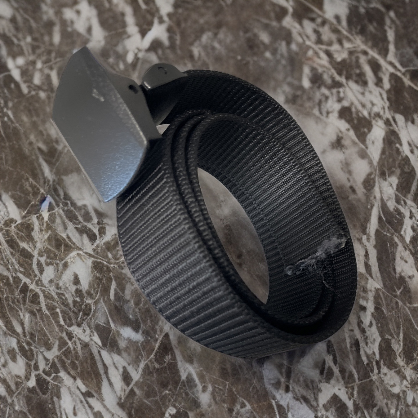 Rubynee Vintage y2k mens elastic black braid belt