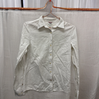 Rubynee  Vintage y2k mens slim fit polham plain white shirt size S