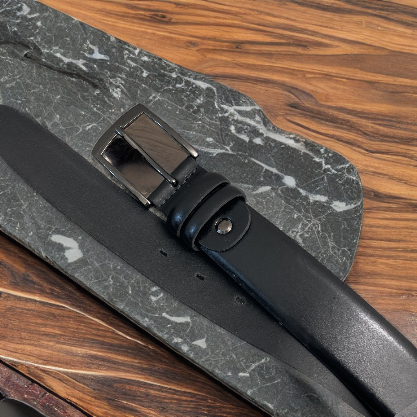 Rubynee Vintage y2k Paco lorente brown leather mens belt