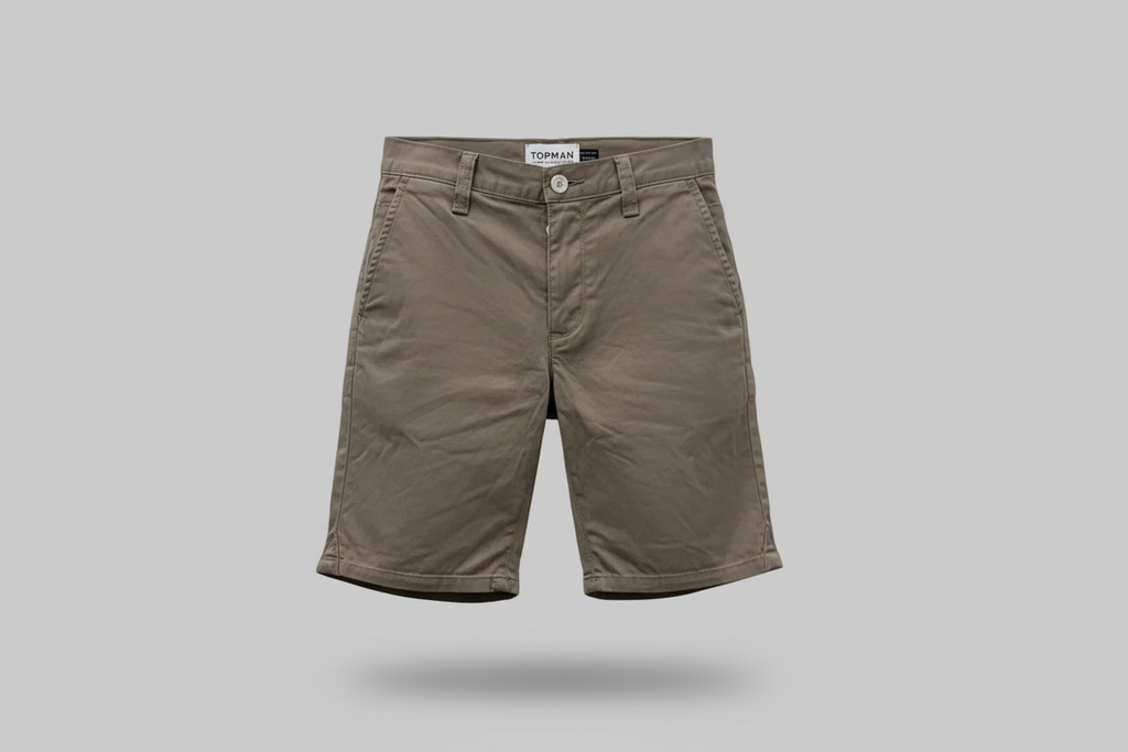 Rubynee Vintage y2k brown topman chinos mens short