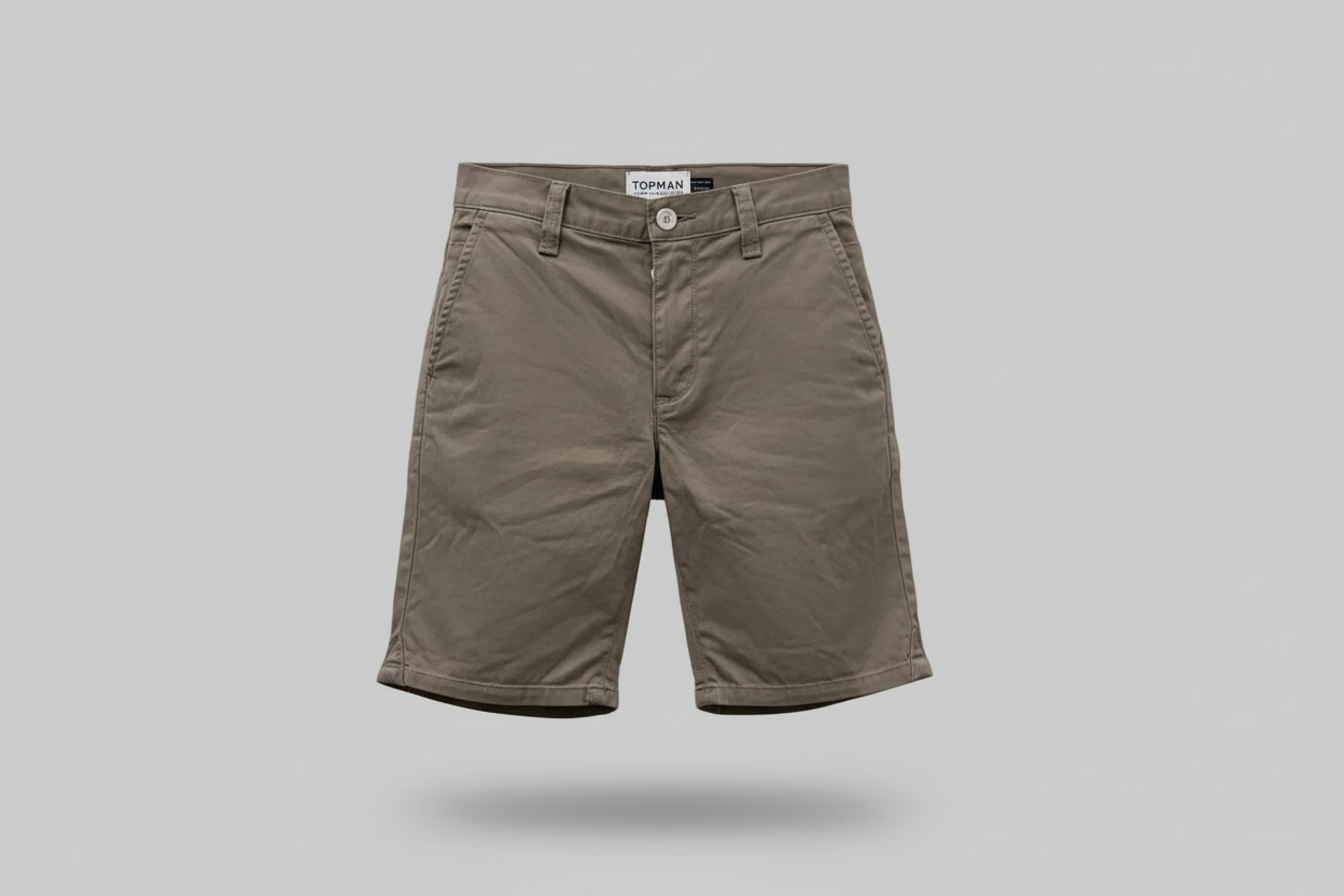 Rubynee Vintage y2k brown topman chinos mens short