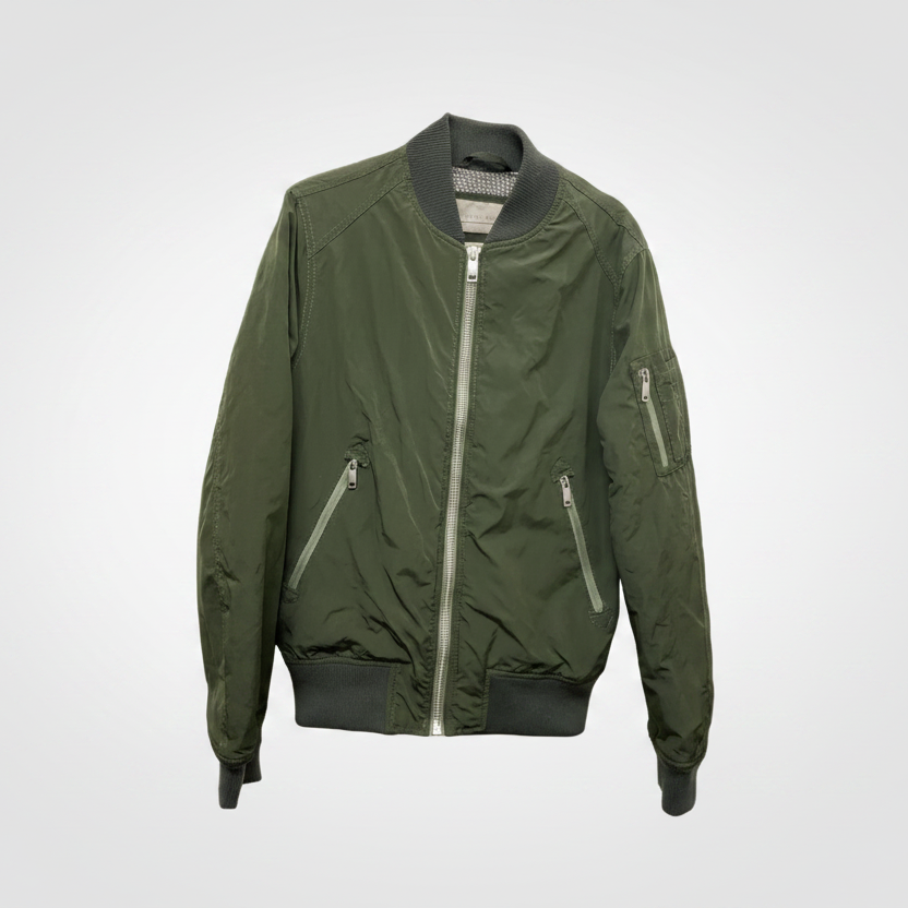 Rubynee Vintage y2k bomber khaki green zara jacket