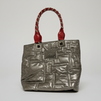  Rubynee Vintage y2k Riverisland silver leather fancy hand bag