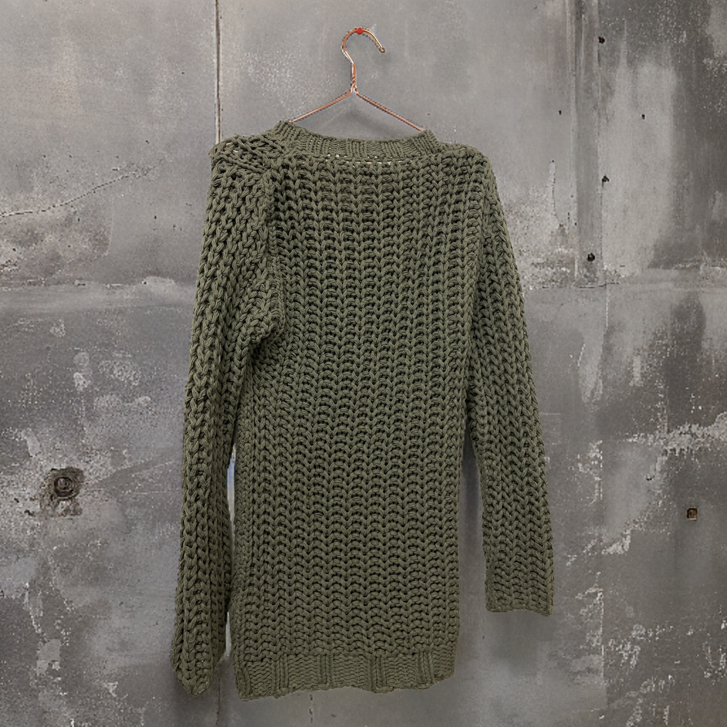 Rubynee Vintage y2k green knitted zara sweater