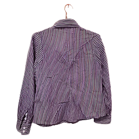 Rubynee Vintage y2k womens jaeger purple stripe shirt size 12