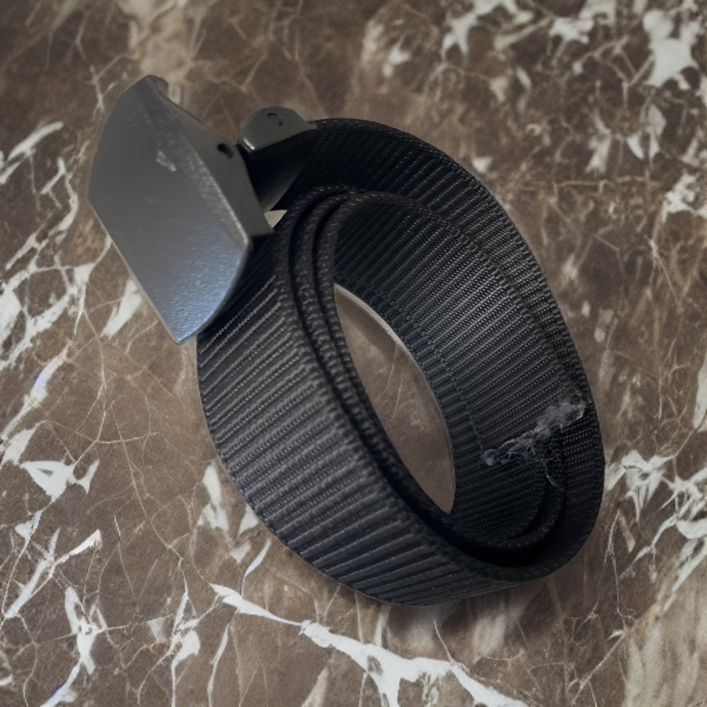 Rubynee Vintage y2k mens elastic black braid belt