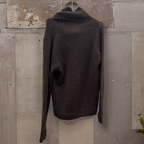 Rubynee Vintage y2k zara cotton rollup brown jumper