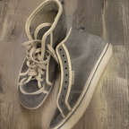 Vintage high-top adidas grey sneakers uk 6