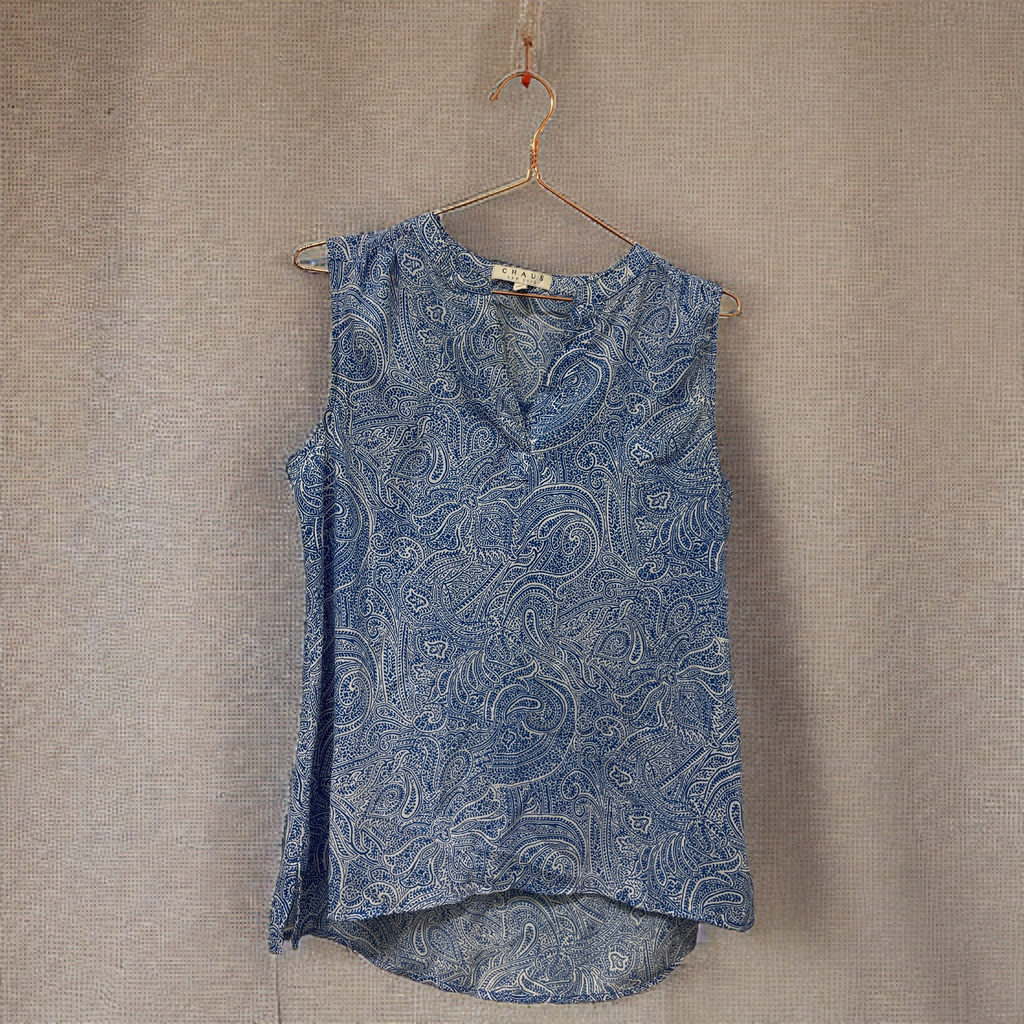 Rubynee  Vintage y2k Blue Chaus New York Small Top