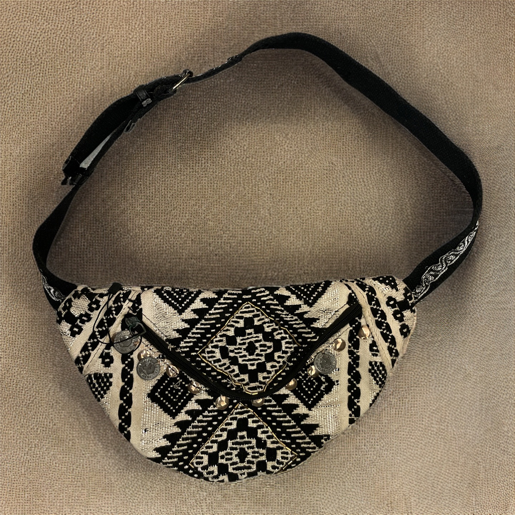 Rubynee Vintage y2k ethnic pattern fanny pack waist bag