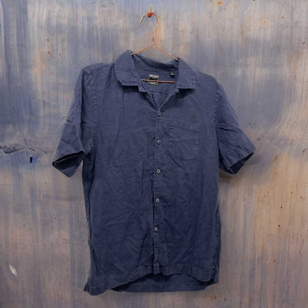 Rubynee Vintage y2k todd synder blue regular fit short sleeve shirt
