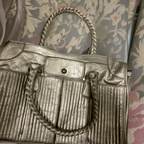  Rubynee Vintage y2k bronze leather women hand bag