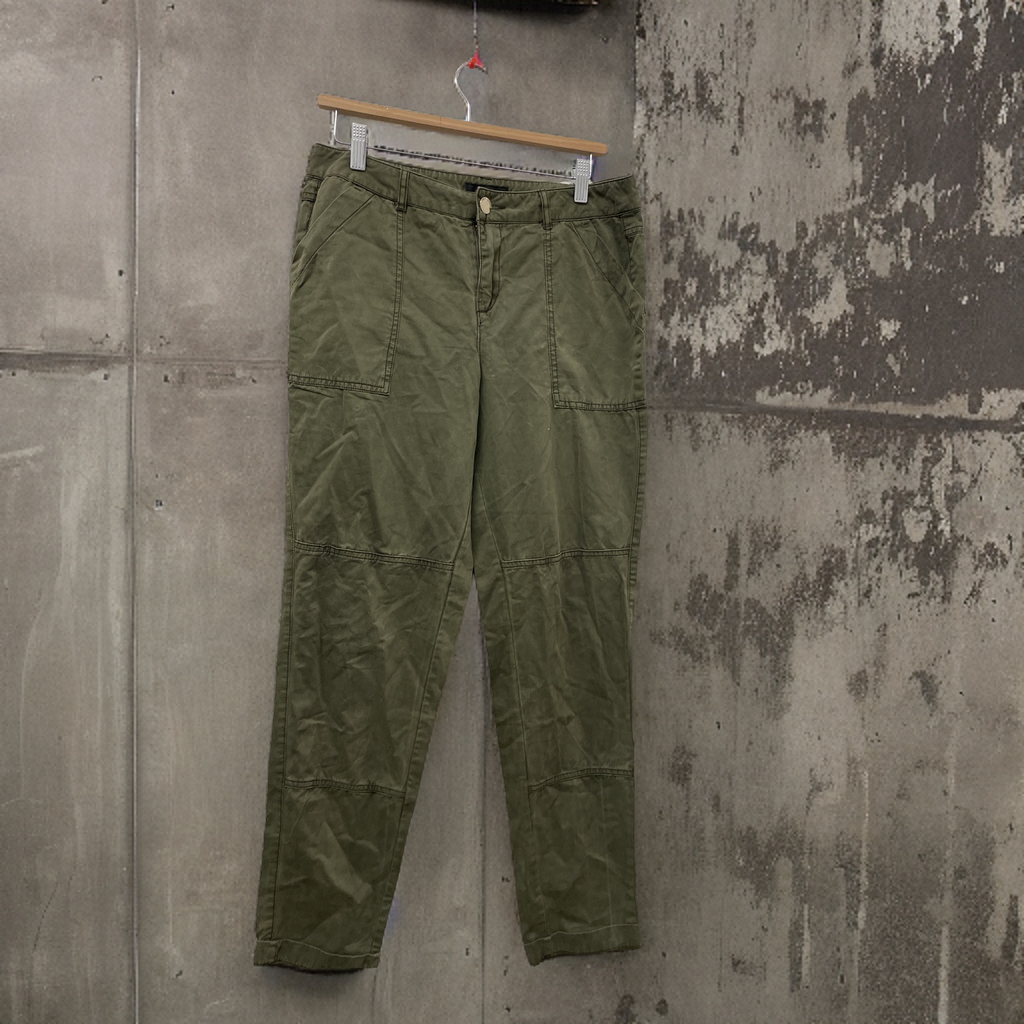 Rubynee Vintage y2k river island green military pant