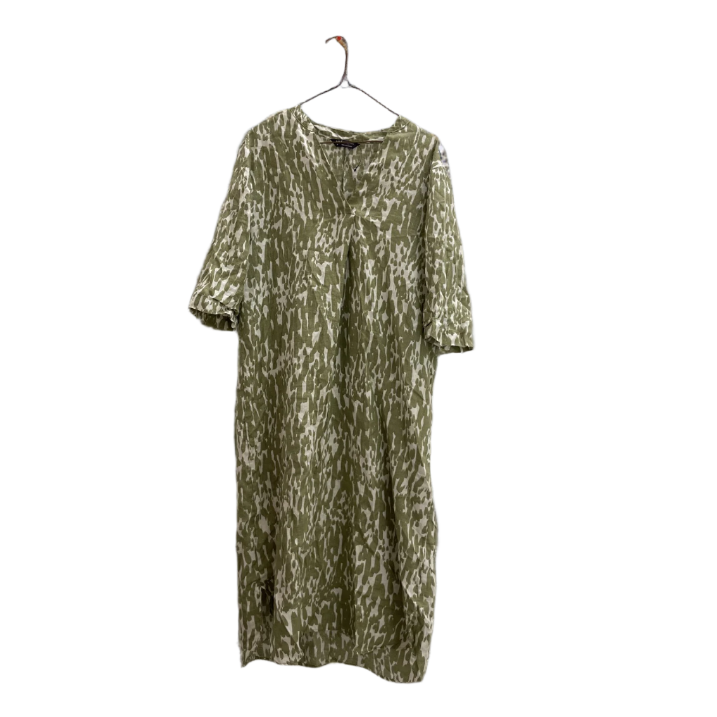Rubynee Vintage y2k women mark & spencers green patterned mini dress size 10