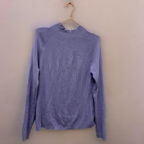 Rubynee Vintage y2k Purple Organic Funnel Neck Sweater size L
