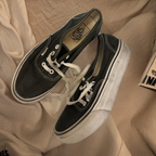 Vintage vans women black size uk 5