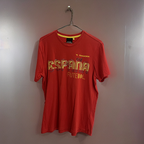 Vintage red spain national football team tshirt size M