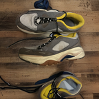 Vintage zara men running grey sneaker size 41
