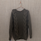 Zara brown chunky knitted cardigan size M