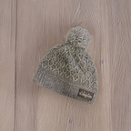 Rubynee Vintage y2k handmade knitted beanie grey hat