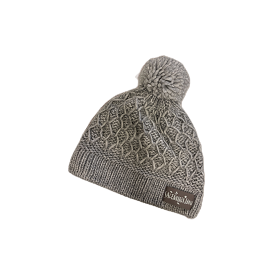 Rubynee Vintage y2k handmade knitted beanie grey hat