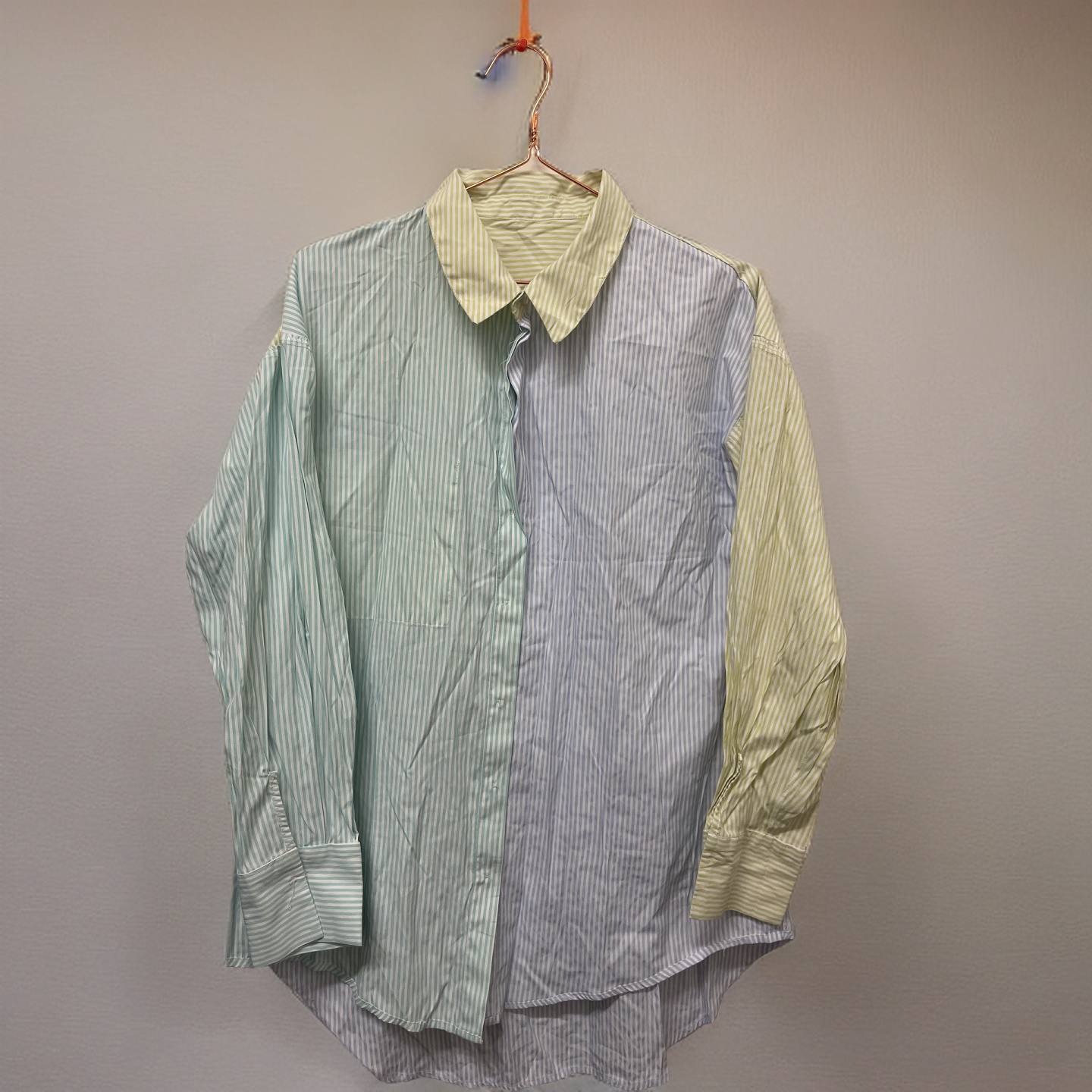 Rubynee Vintage y2k womens multi stripe shirt size 10