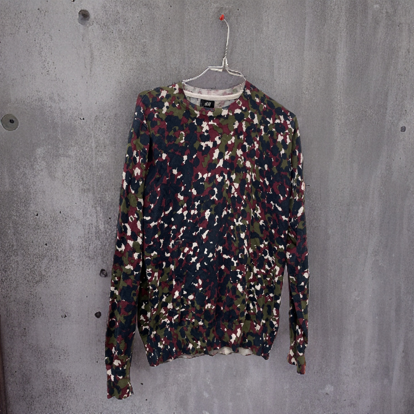 Rubynee Vintage y2k H&M animal print multi colored sweater