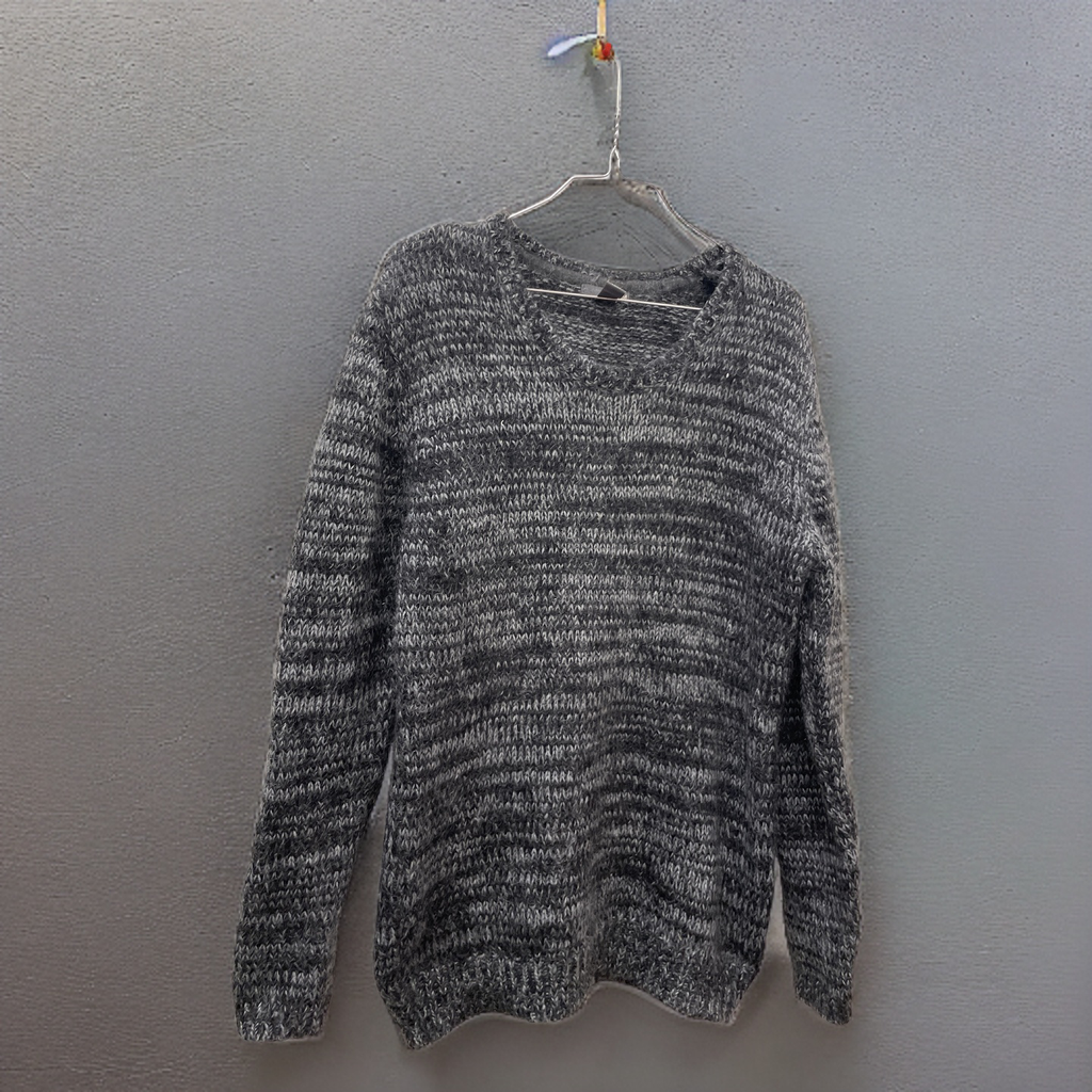 Vintage y2k H&M fine wool crew neck grey jumper