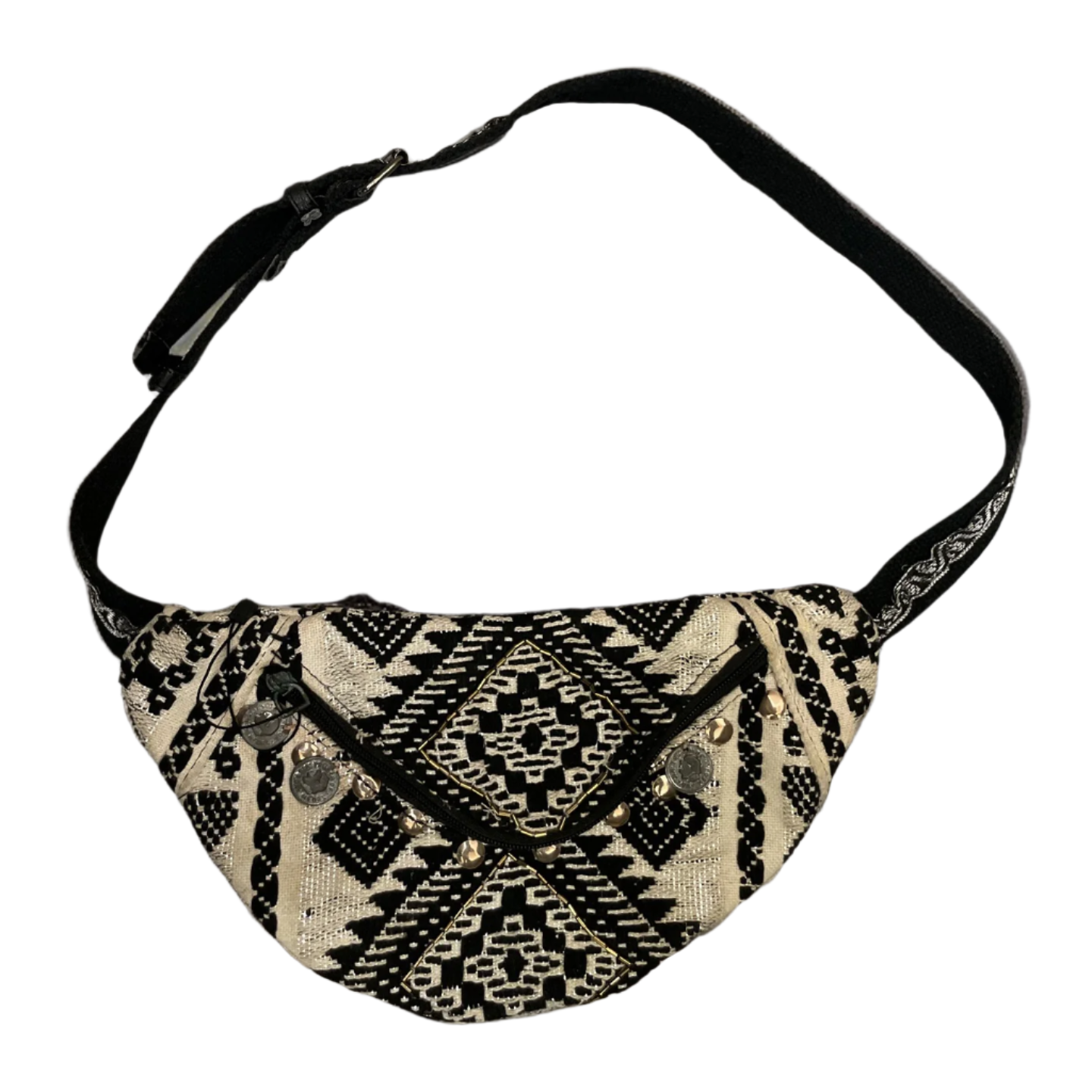 Rubynee Vintage y2k ethnic pattern fanny pack waist bag