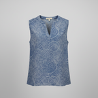 Rubynee  Vintage y2k Blue Chaus New York Small Top