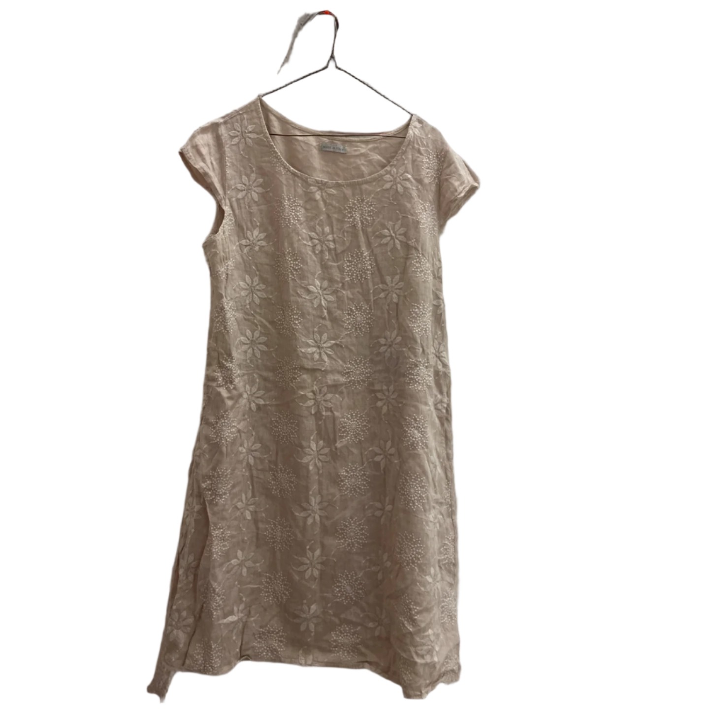 Rubynee Vintage y2k knee length crew neck peach dress size L