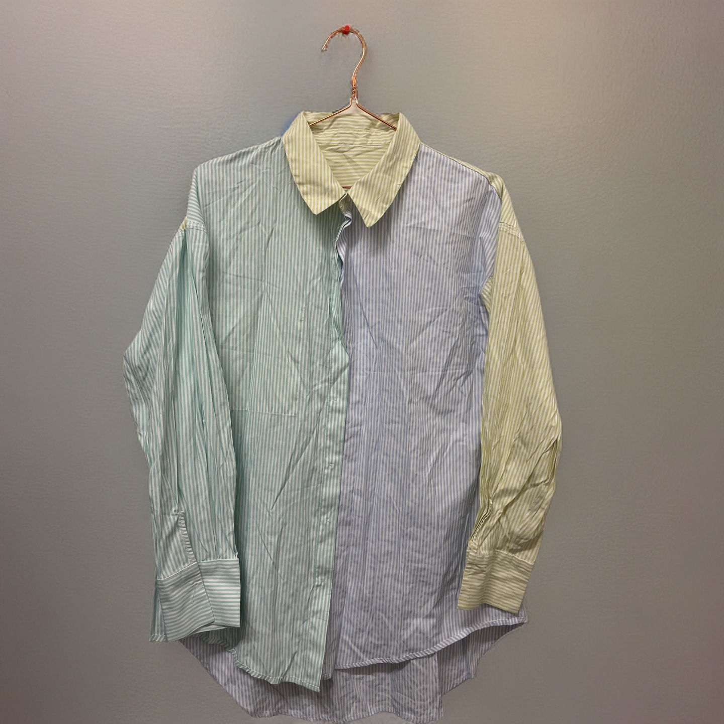 Rubynee Vintage y2k womens multi stripe shirt size 10