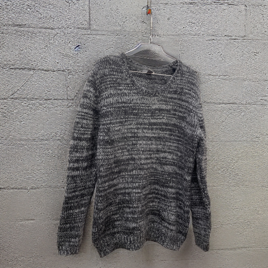 Vintage y2k H&M fine wool crew neck grey jumper