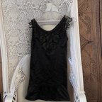 Rubynee Vintage y2k black women sleeveless midi dress